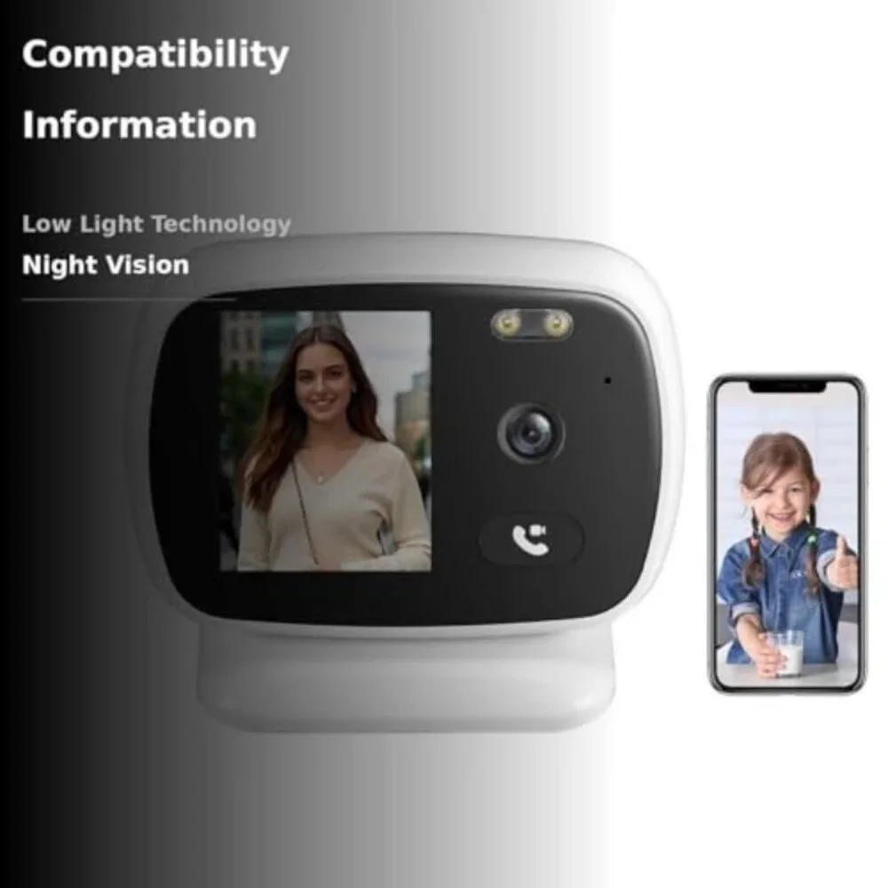 Video Calling Security Camera,Kids' Instant Video Call One-Tap FaceTime with Par